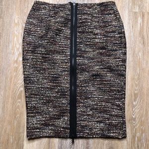 Lafayette 148 New York full zip pencil skirt Sz 6